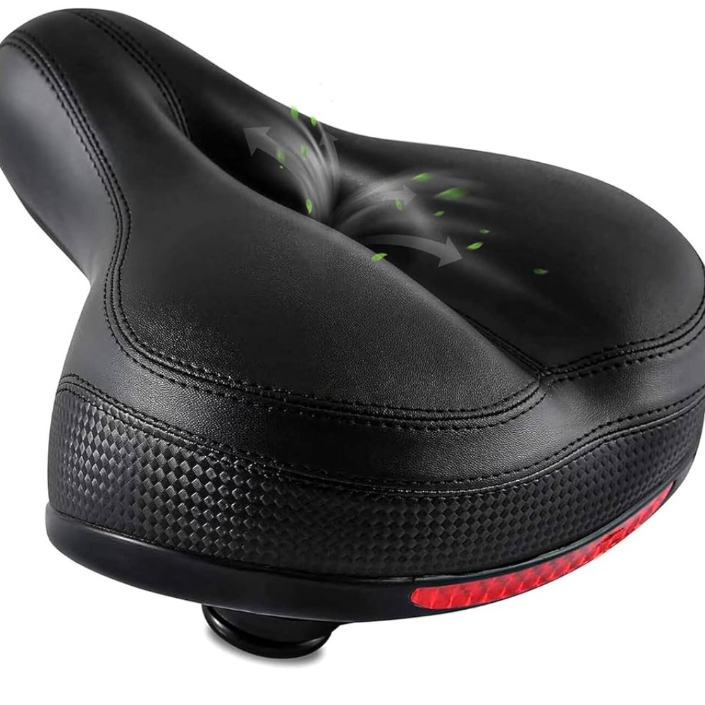 Comfortable Black Bicycle Seat